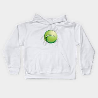 Tennis Sport Ball Kids Hoodie